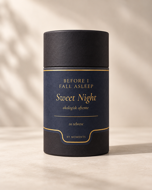 Sweet Night økologisk urtete fra By Moments i tube
